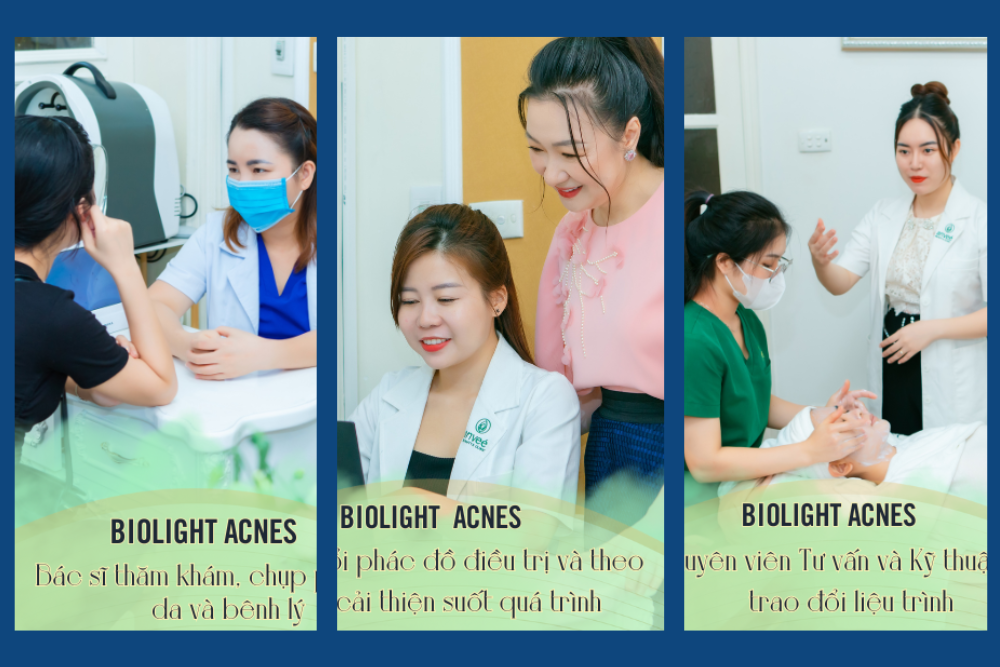 trị mụn bio ligh acnes tại anvee